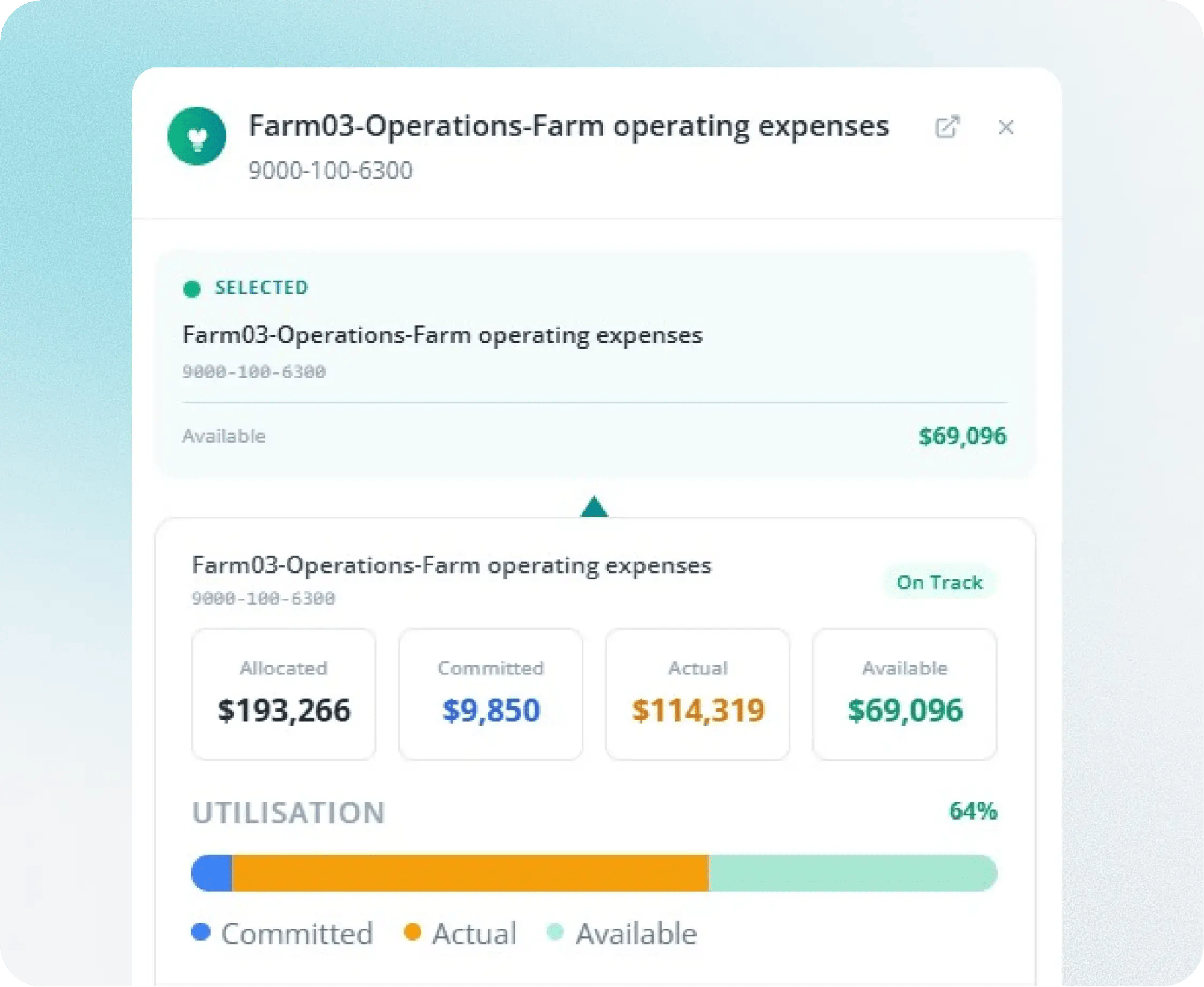 Procure-to-pay and budget control for agriculture finance teams