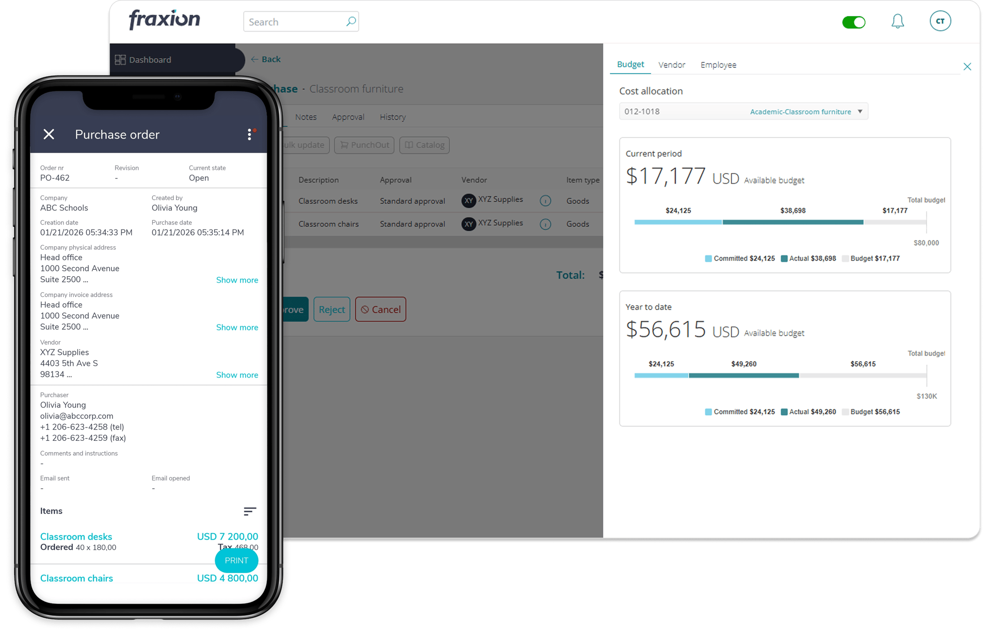 Procurement software for Education