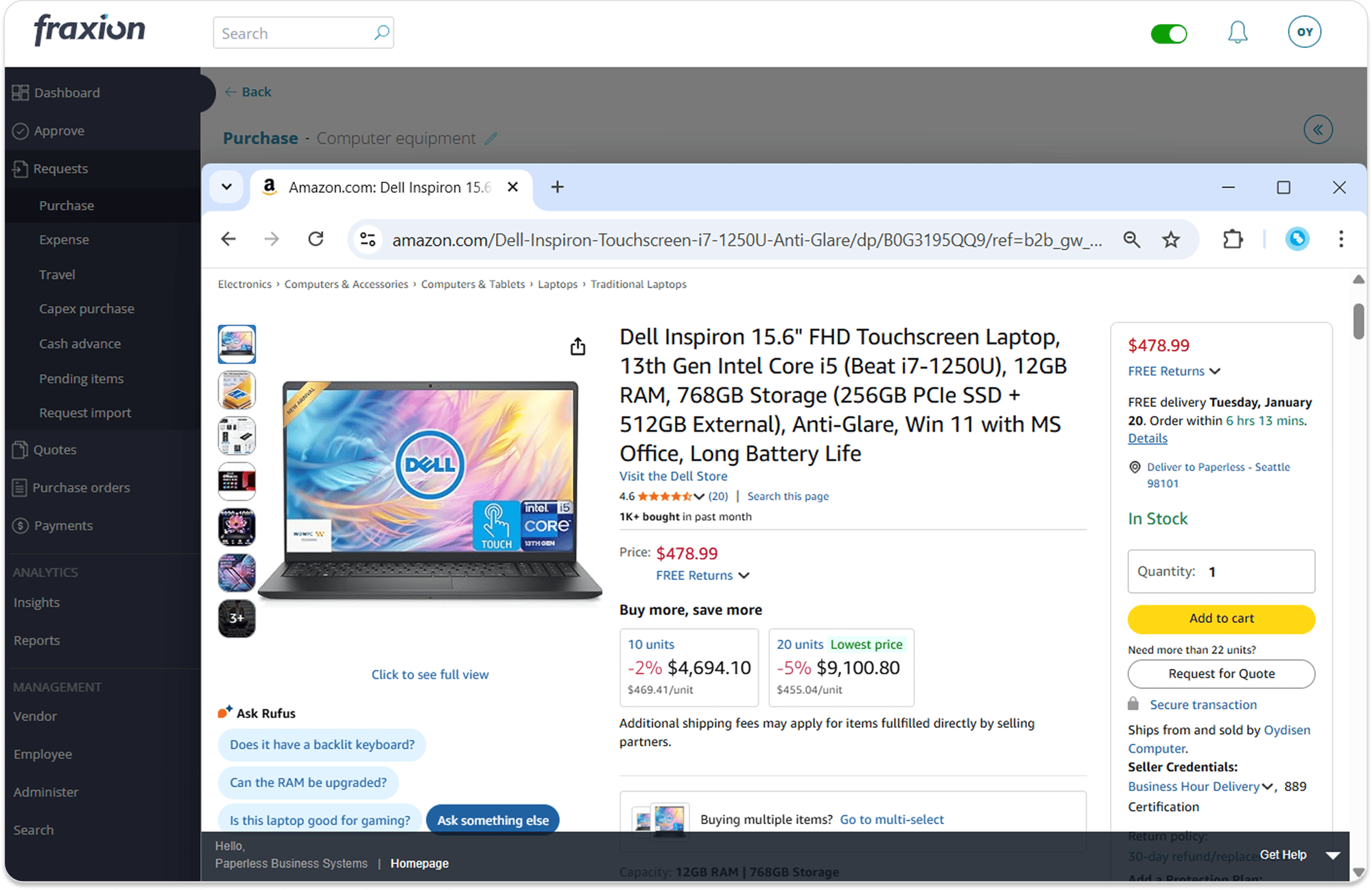 Procurement software for Education