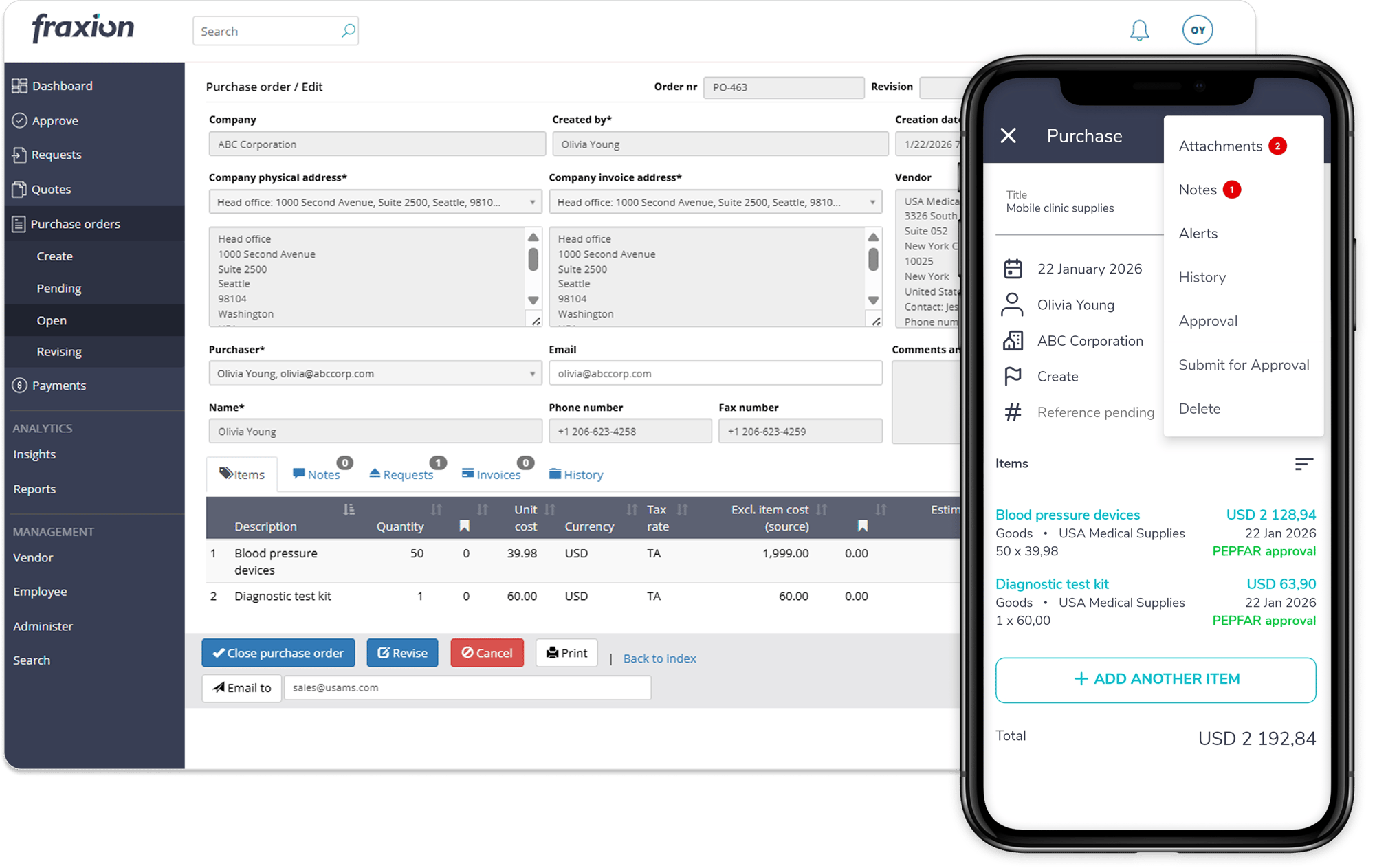 Procurement software for non-profits