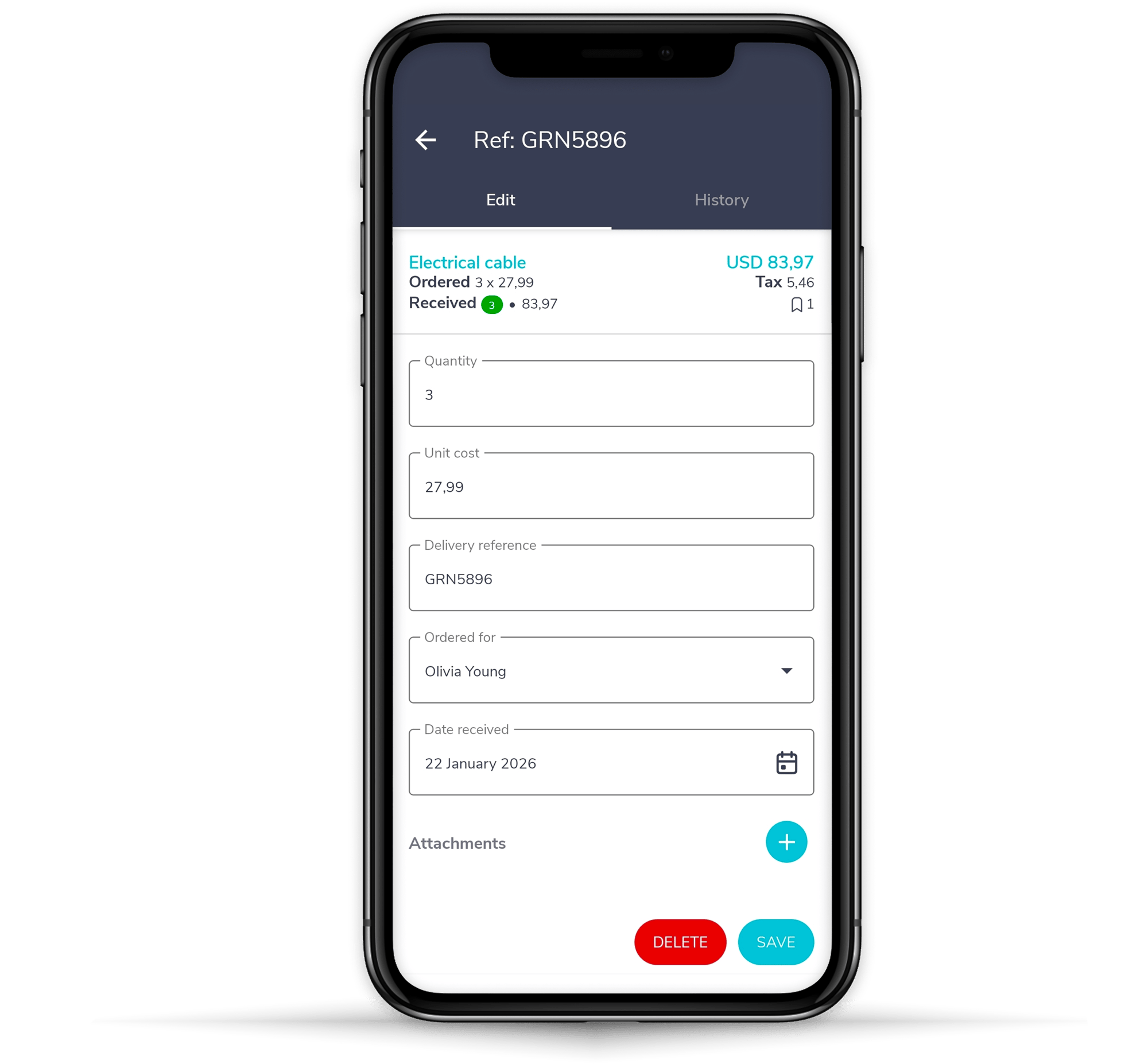 Procurement software for Property Management