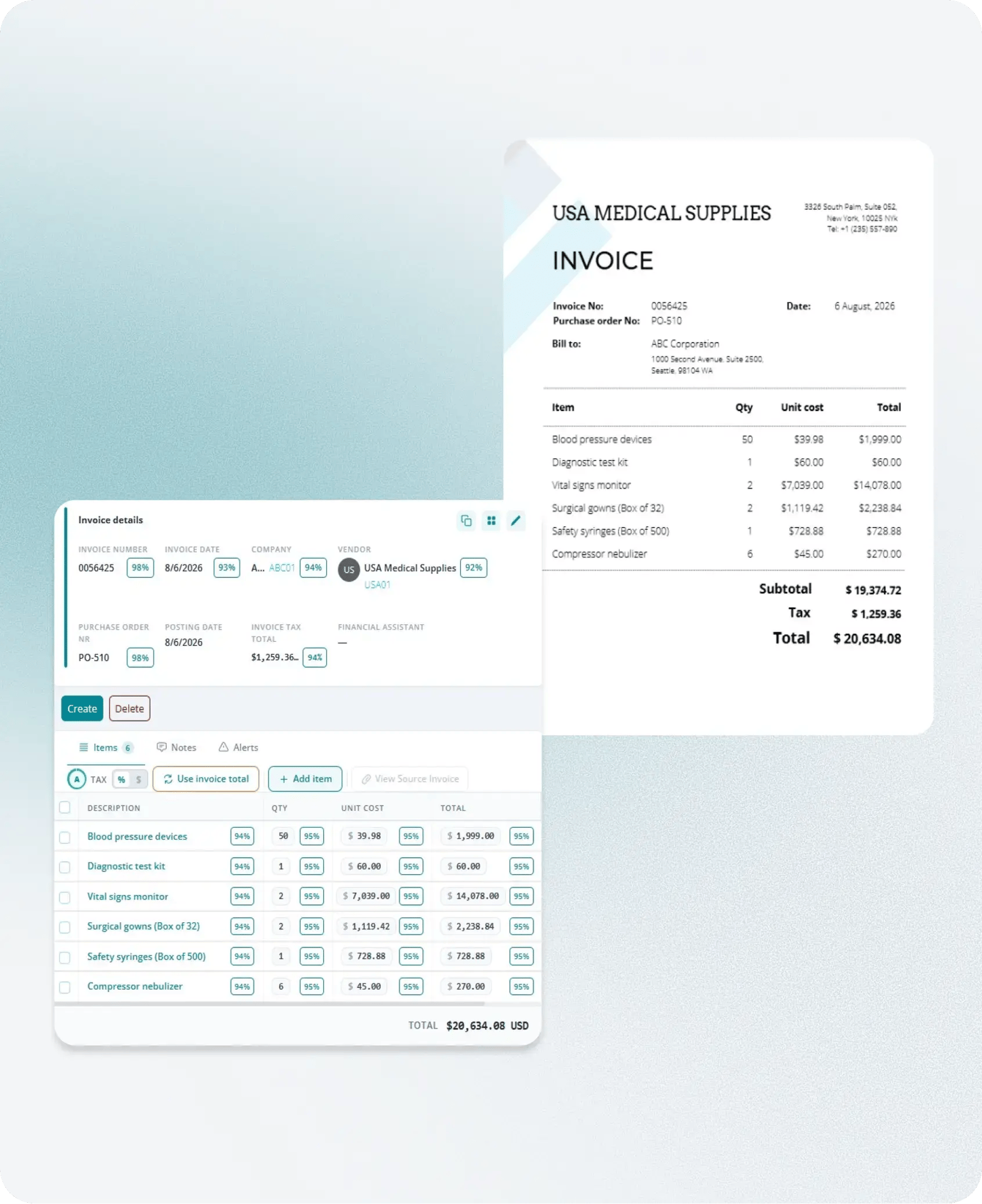 Fraxion AP automation and AI data extraction