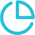 Icon pie chart aqua-1