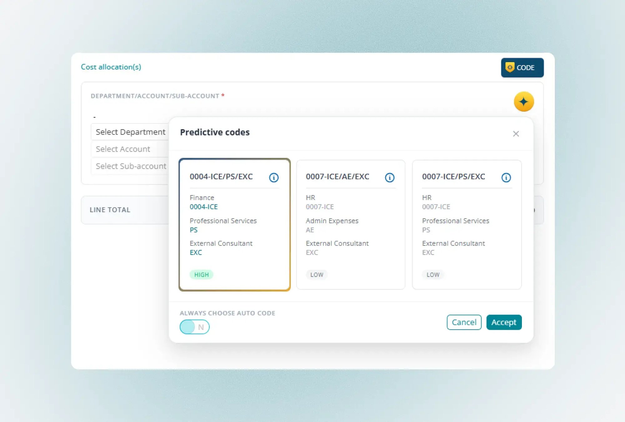 Predictive coding assistant