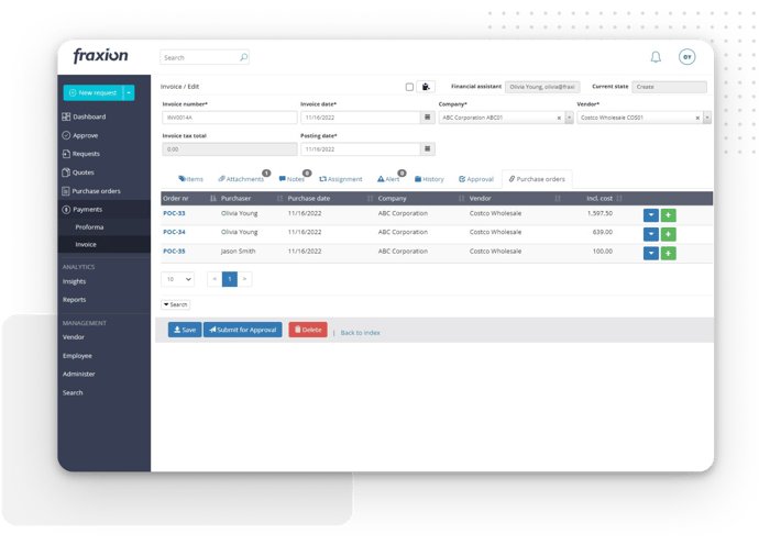 Invoice Matching