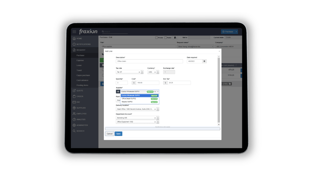 Purchase requisition software Purchase requisition software