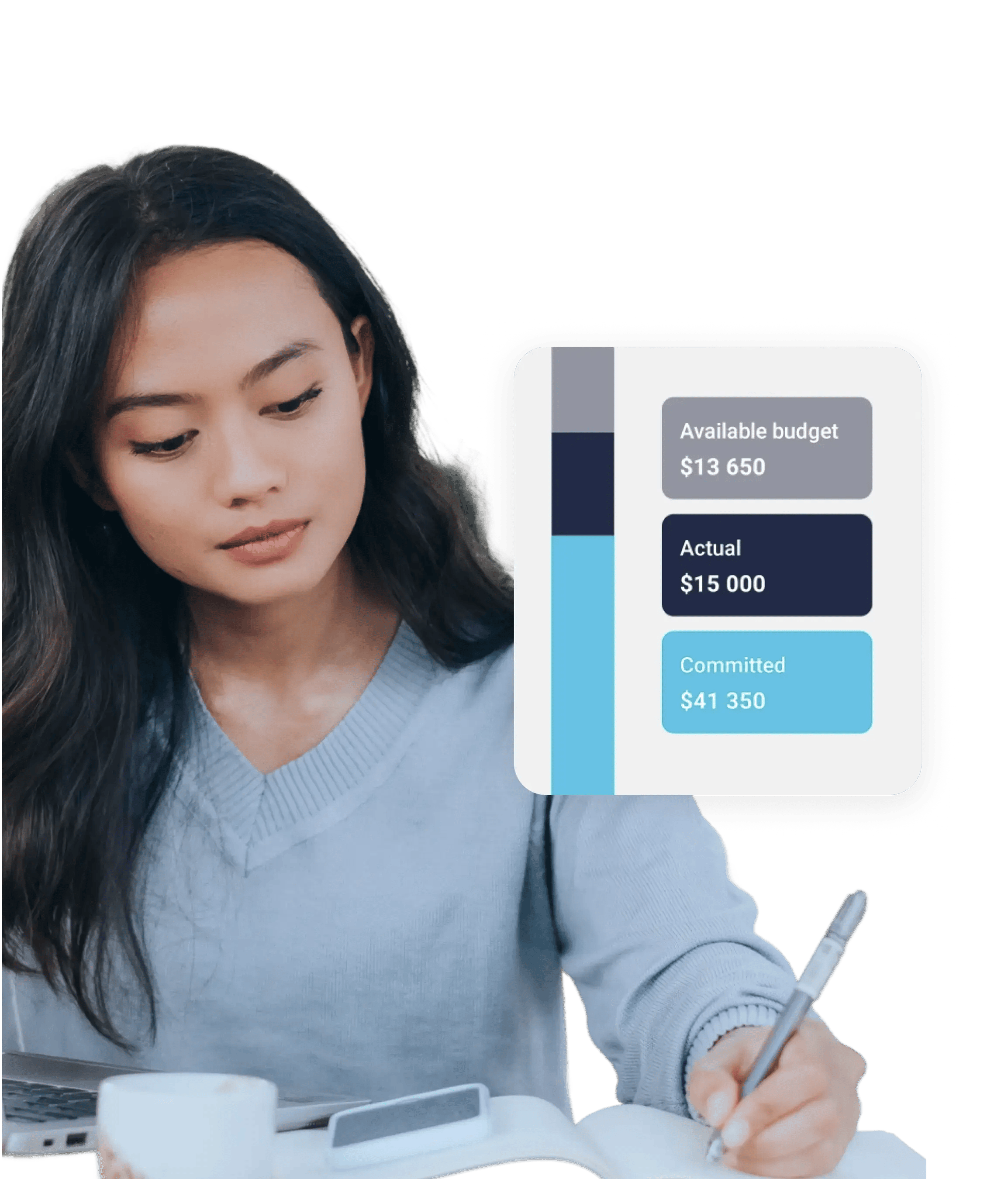 Education finance leader reviewing request volume and approval-time benchmarks