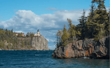 Two Harbors, Minnesota shoreline