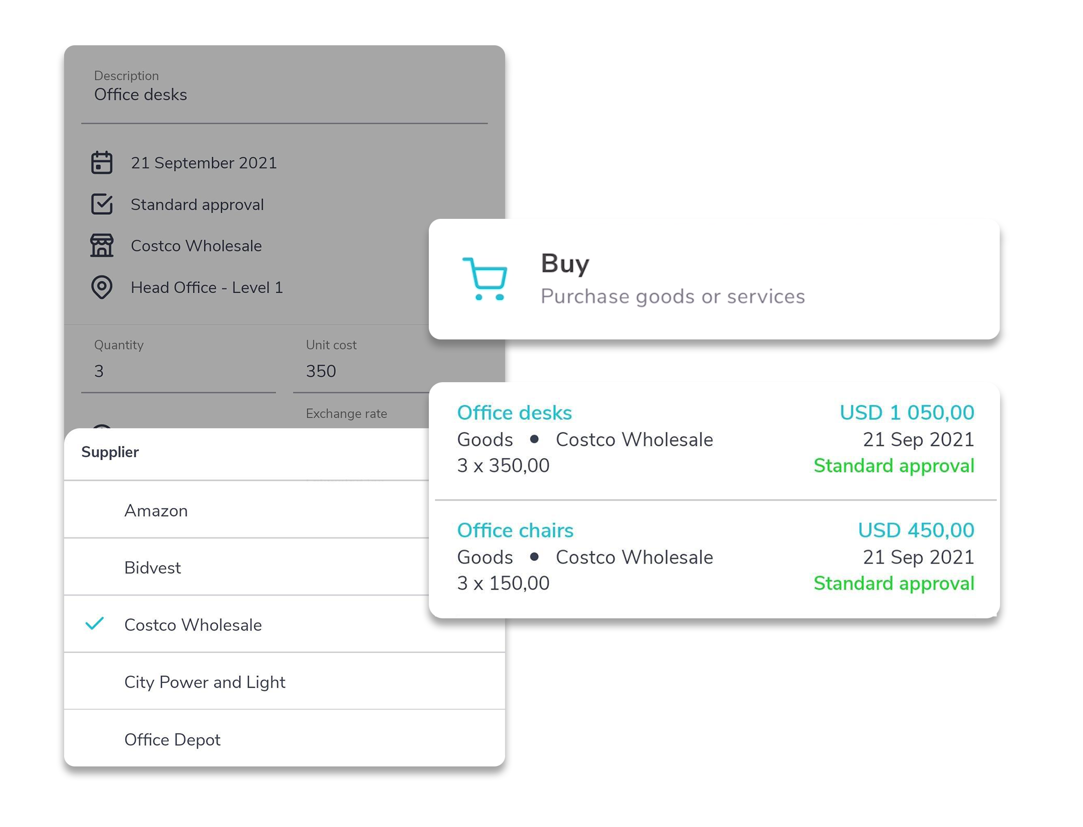 Purchase workflows and PO process