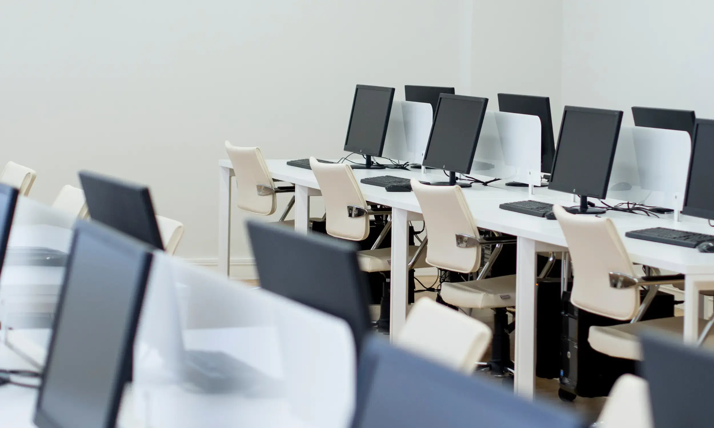 High school classroom
