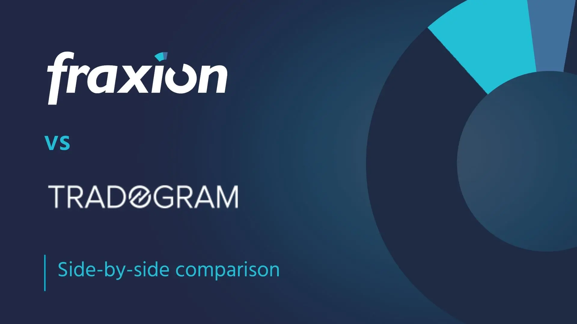 Fraxion versus Tradogram, which procure to pay software is best