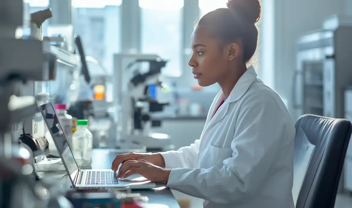 Lab assistant purchasing lab supplies 