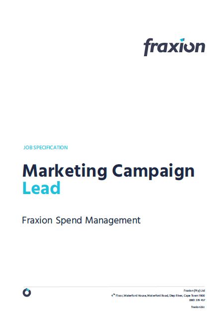 Marketing Campaign Lead
