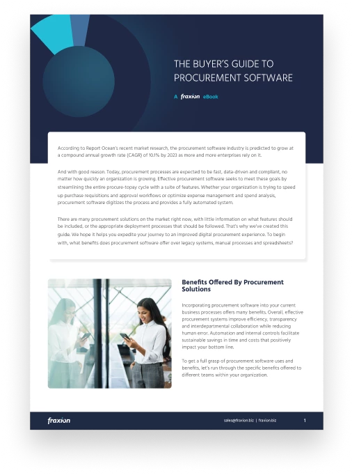 The buyer's guide to procurement software