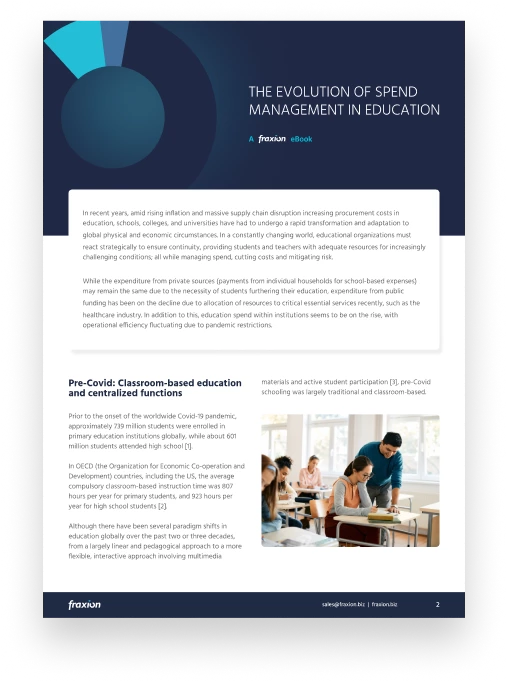 The evolution of spend management in education