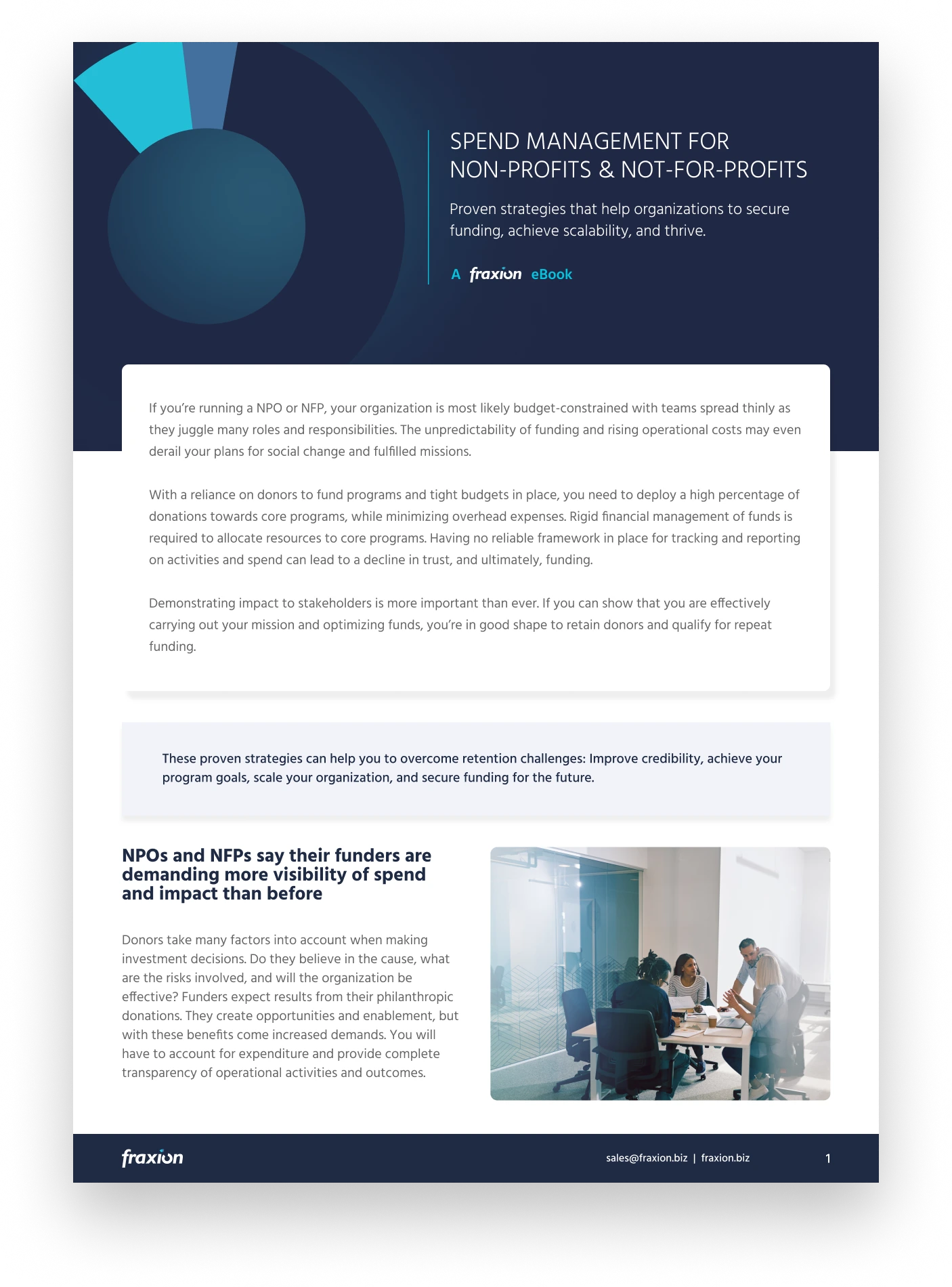 Spend management for non-profits