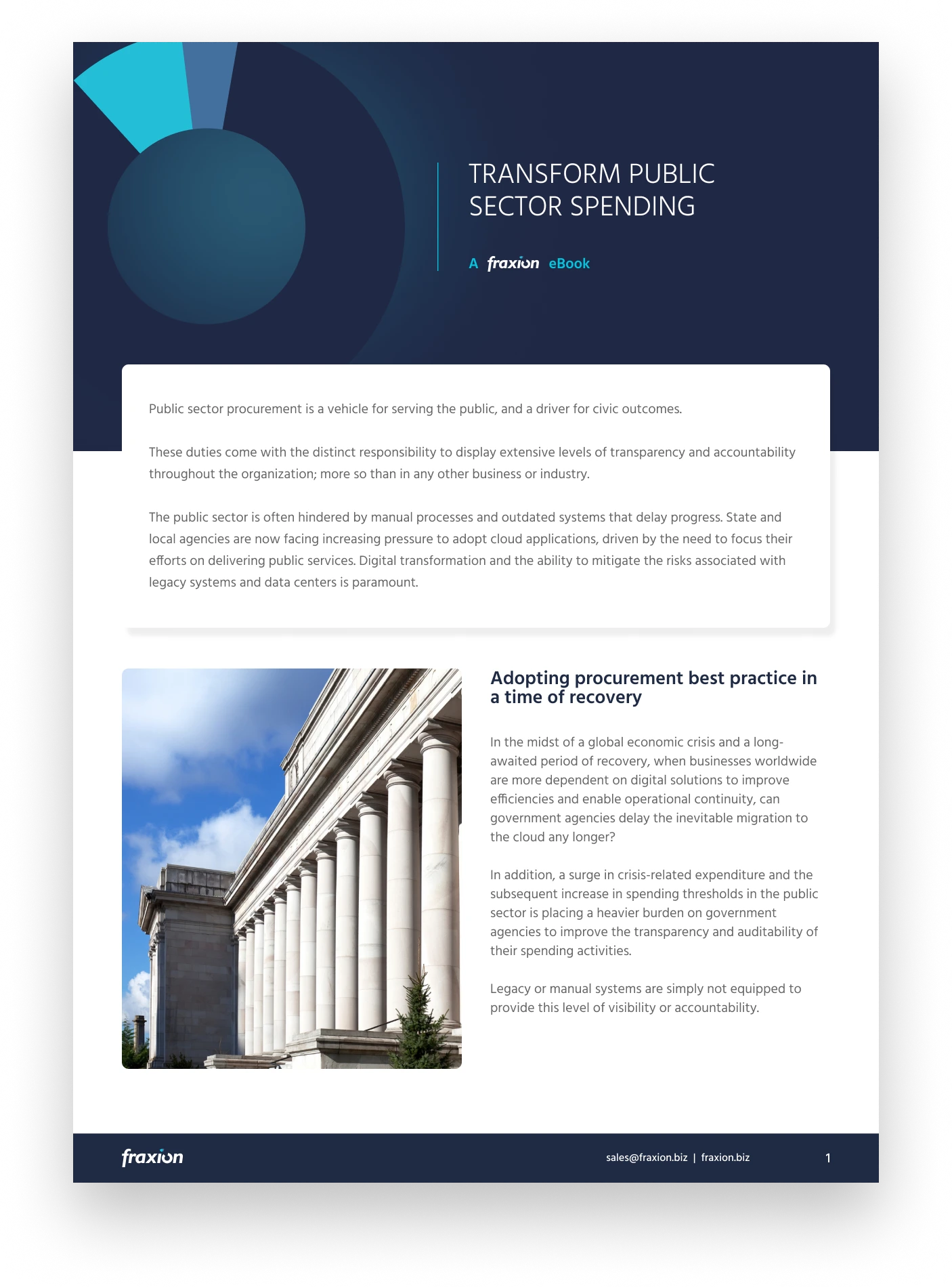 Transform public sector spending