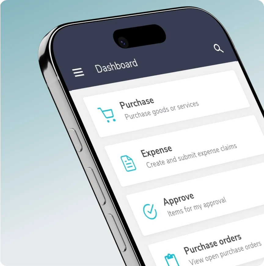 Fraxion support app on a mobile phone