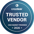 Crozdesk Trusted Vendor badge