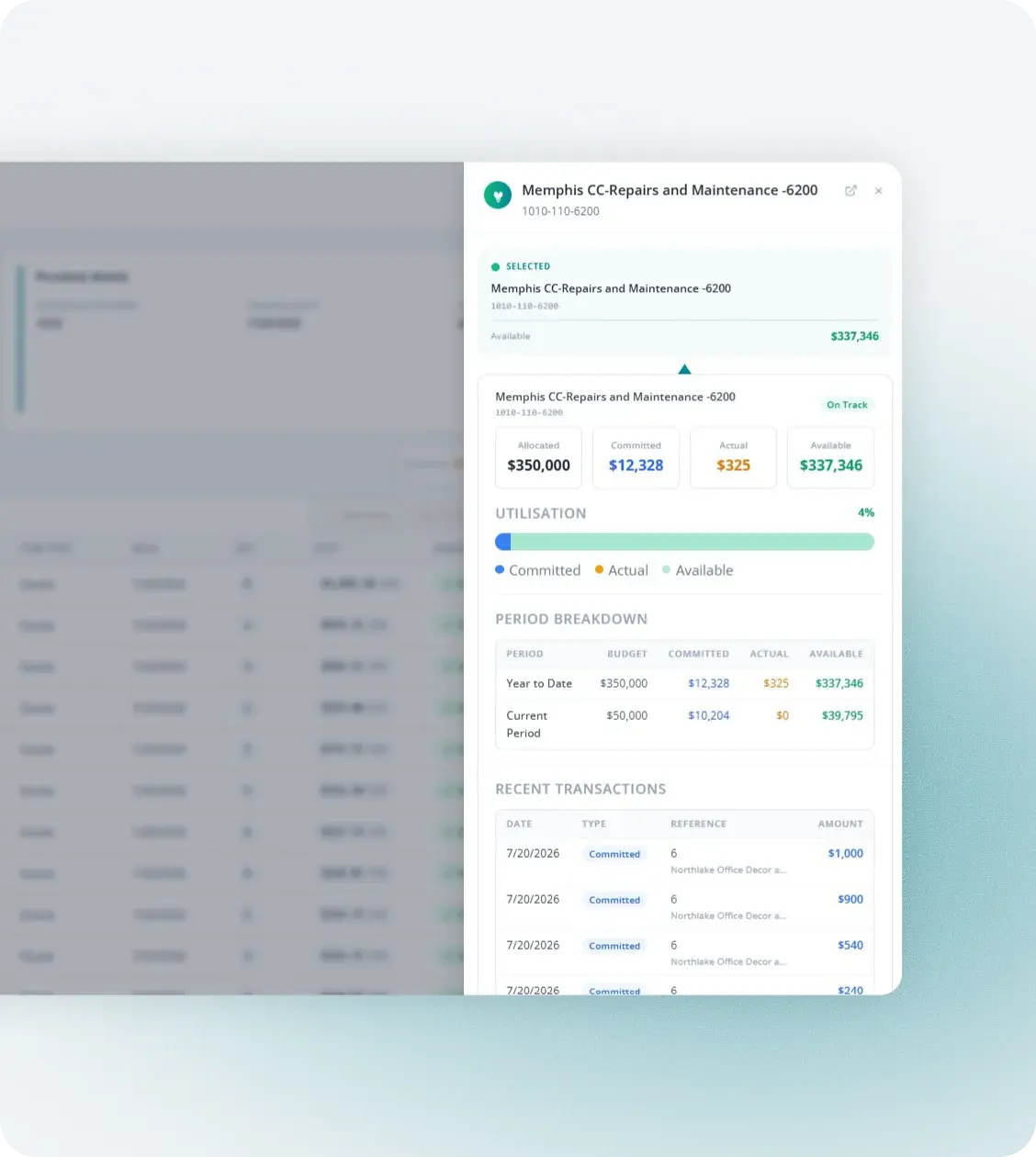 Fraxion budget detail synced with QuickBooks chart of accounts